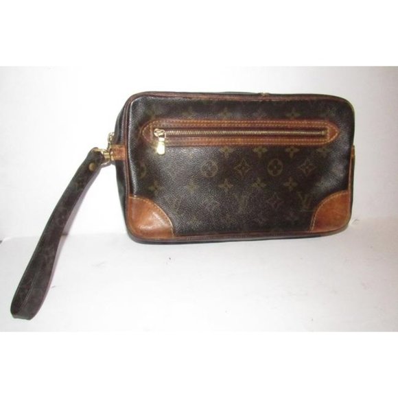 Louis Vuitton Brown Marly Dragonne Clutch Wristlet - Picture 5 of 11